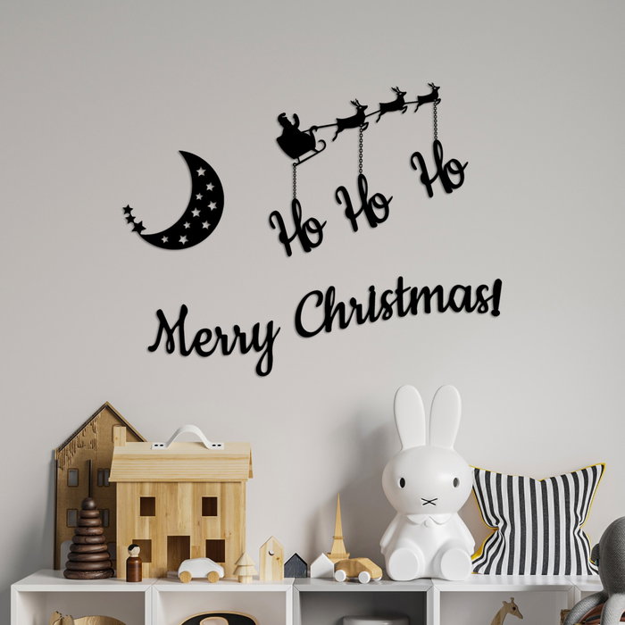 Wallity New Year 1 Accesorio Decorativo de Pared de Metal Negro Wallity New Year 1 Accesorio Decorativo de Pared de Metal Negro